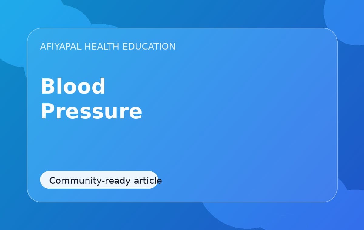 Blood Pressure Screening: Why It Matters Before Symptoms Start